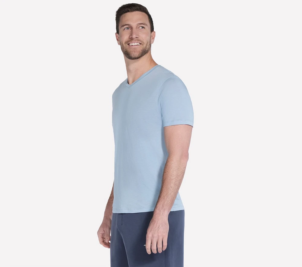 GO DRI Pima Short Sleeve V-Neck
