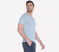 GO DRI Pima Short Sleeve V-Neck