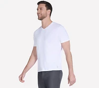 GO DRI Pima Short Sleeve V-Neck