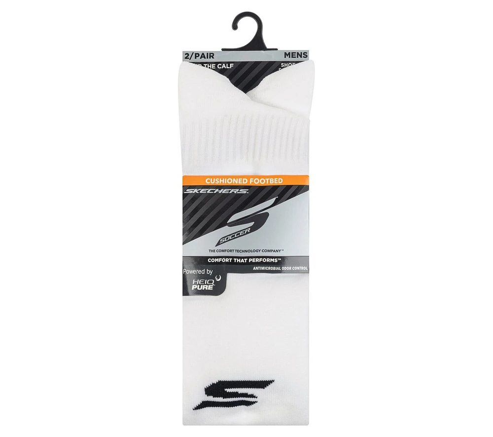 2 Pack Men's Performance Soccer Over The Knee Socks