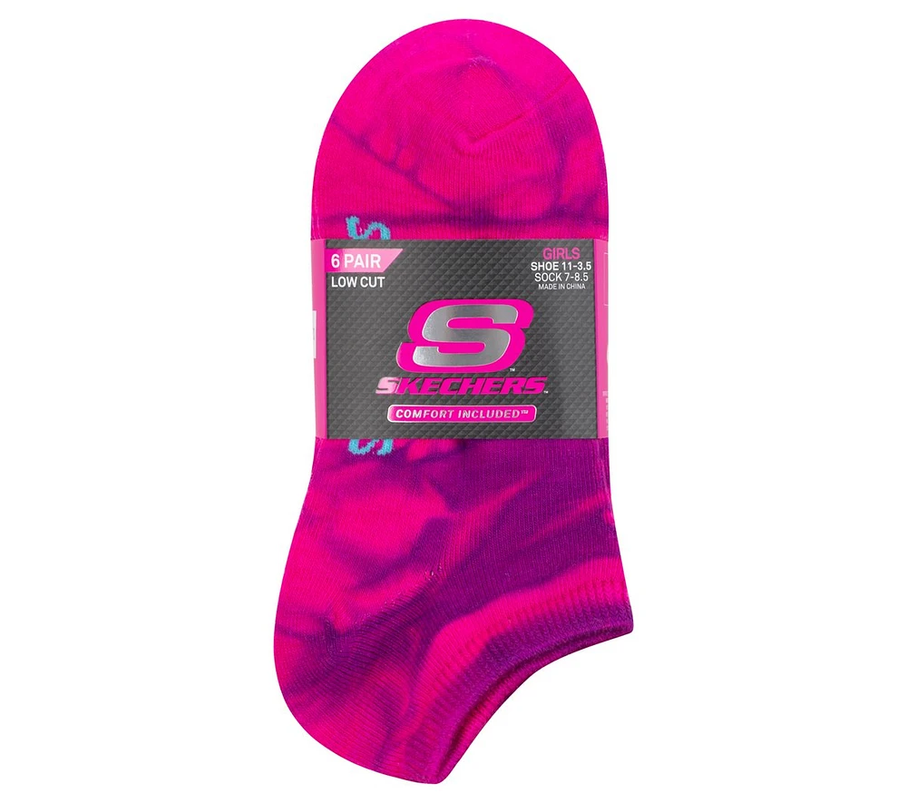 6 Pack Tie Dye Sport Fashion Socks