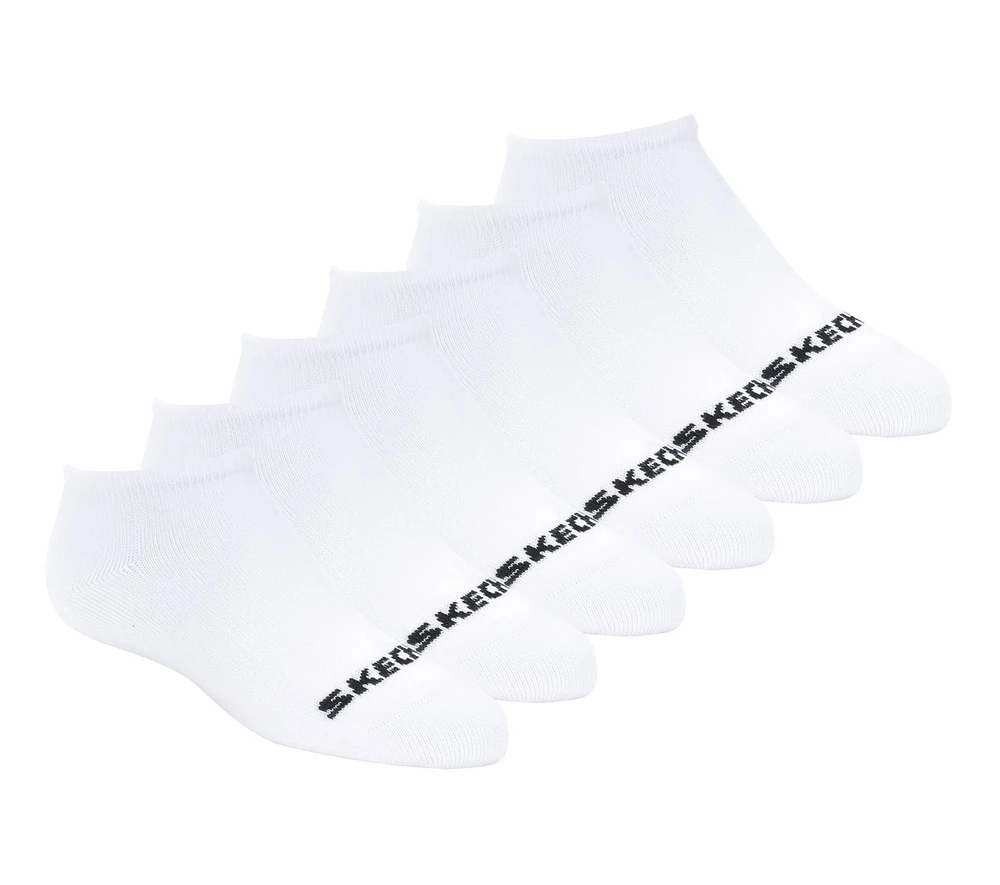 Cotton No-Show Socks - 6 Pack