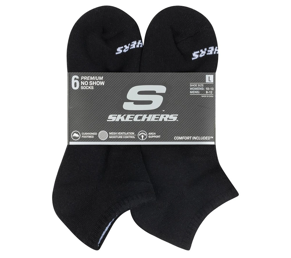 6 Pack Core Low Cut Large Socks