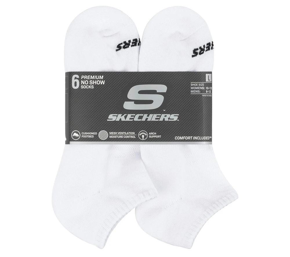 6 Pack Core Low Cut Large Socks
