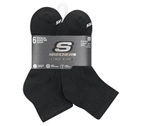 6 Pack Core Quarter Large Socks