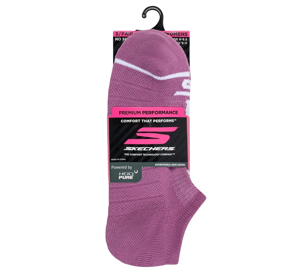 3 Pack Women's No Show Premium Basic Socks