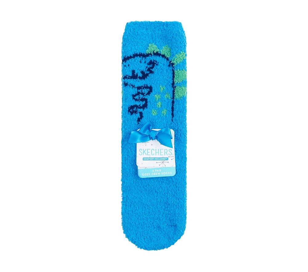 2 Pack Dino Cozy Crew Socks