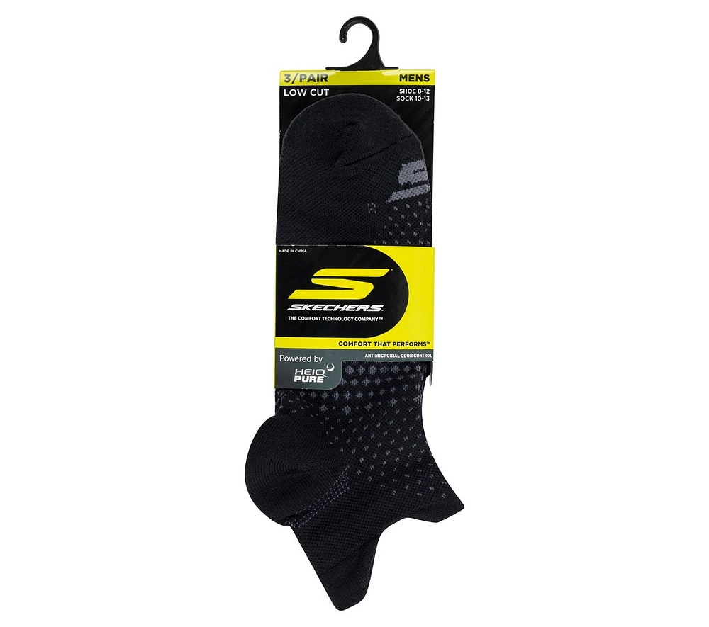 3 Pack Men's Performance Low Cut Geo Socks