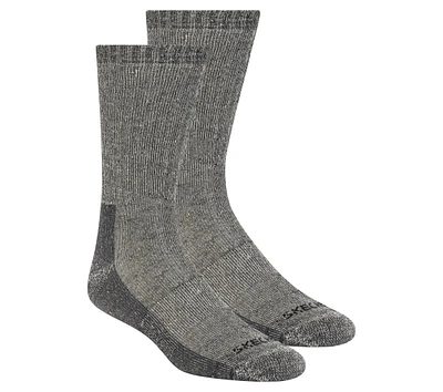 2 Pack Men's Crew Wool Socks