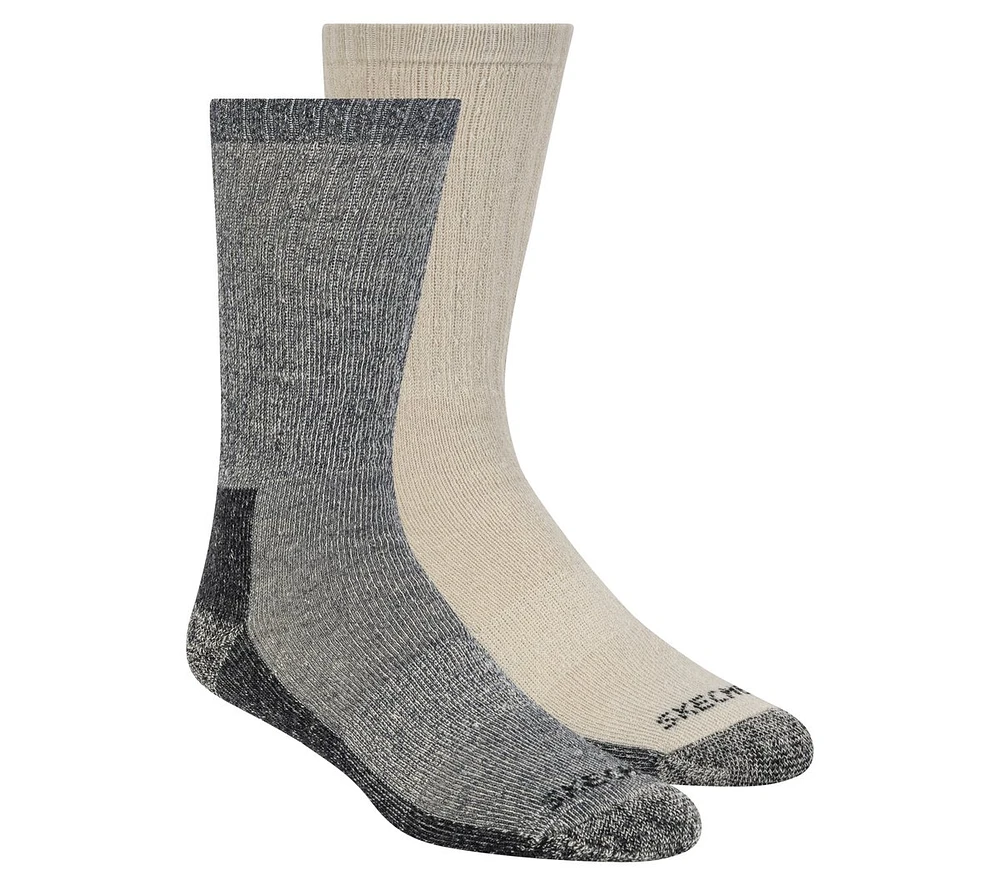 2 Pack Men's Crew Wool Socks