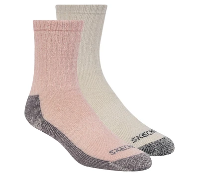 2 Pack Women's Crew Wool Socks