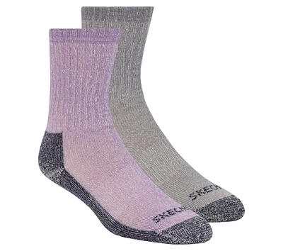 2 Pack Women's Crew Wool Socks