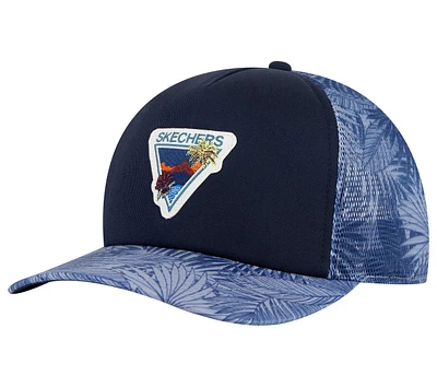 Palm Patch Trucker Hat