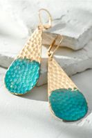 Patina Dipped Teardrop Earring