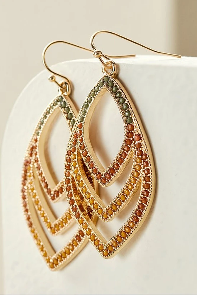 Pluma Drop Earrings