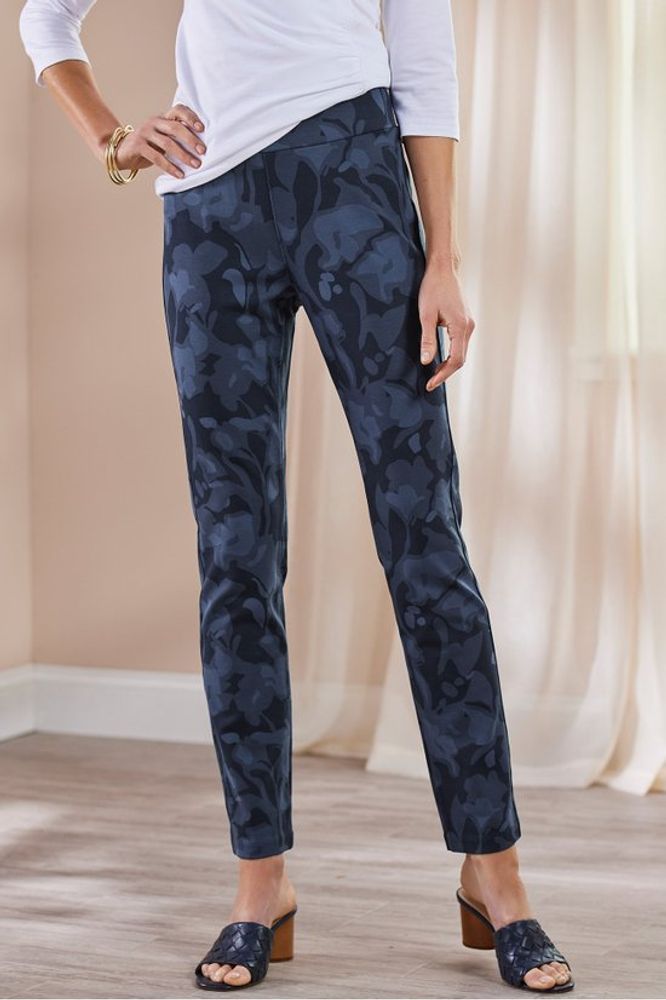 Soft Surroundings Pockets Cropped Pants for Women