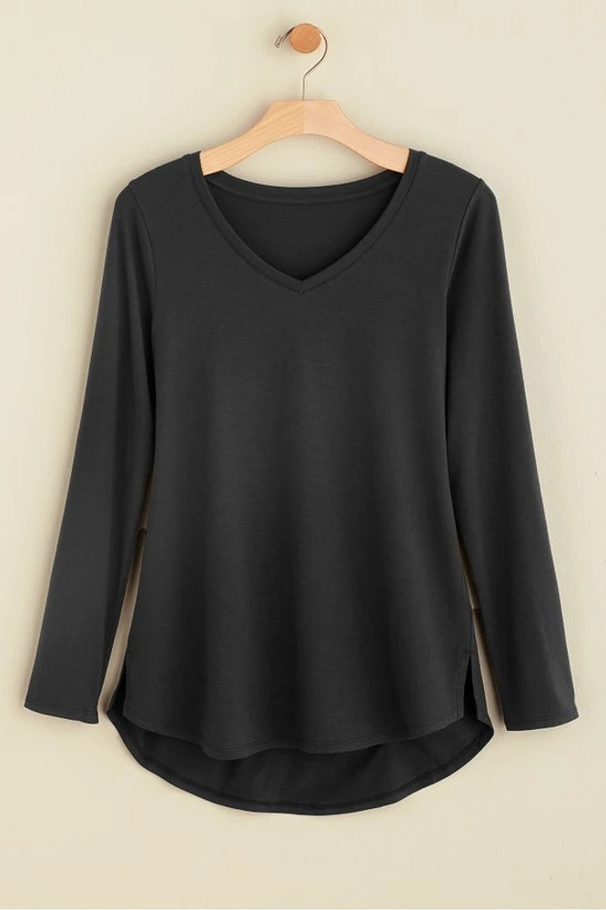 Isabel Pima Long Sleeve Tee