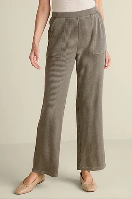 Vala Waffle Pull-On Pants