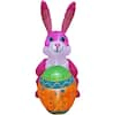4 ft. Easter Bunny Inflatable with Easter Egg and Lights