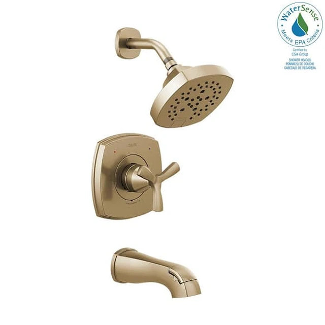 Delta Stryke TempAssure 1-Handle Wall Mount 5-Spray Tub and Shower 