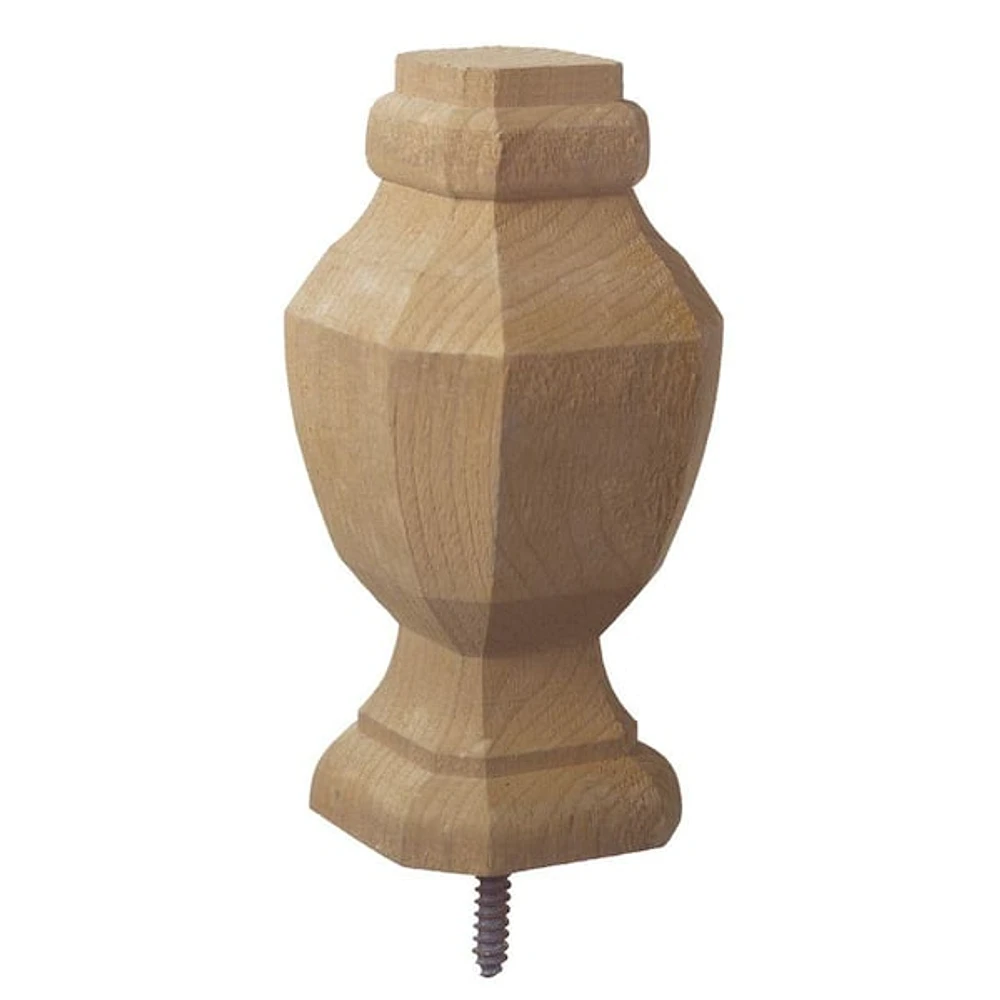 ProWood 4 in. x 4 in. Traditional Wood Post Cap Finial (6-Pack)
