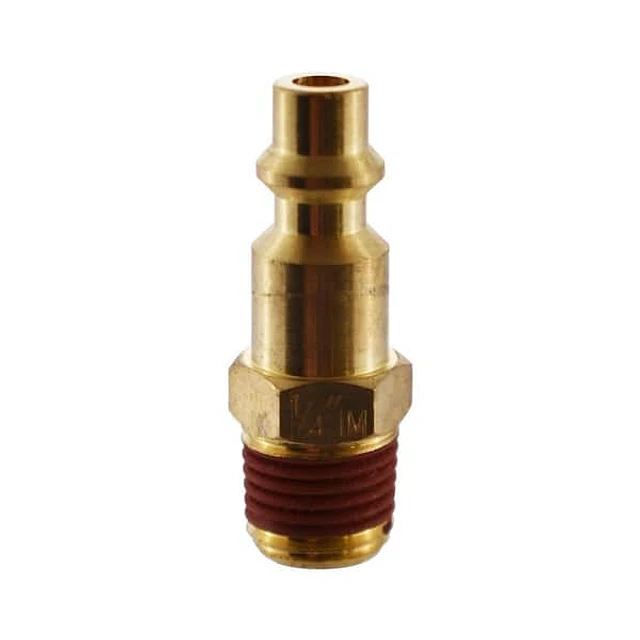 Husky 1/4 in. x 1/4 in. NPT Male Industrial Brass Plug HDB21700AV