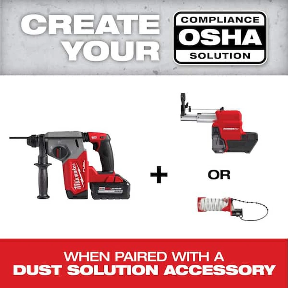 Milwaukee M18 18V Lithium-Ion Cordless 5/8 in. SDS-Plus Rotary 