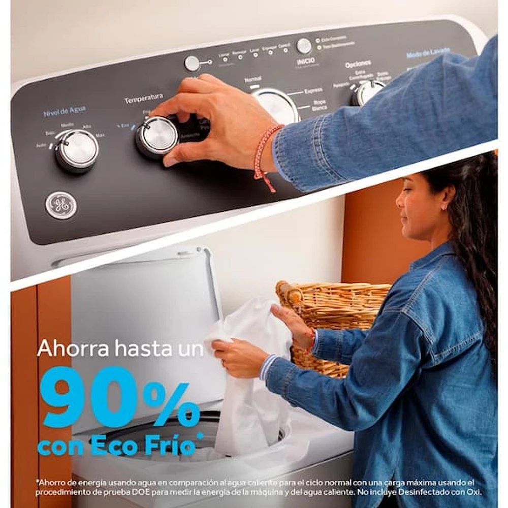 GE 4.5 cu. ft. Capacity Washer with Spanish Language Control Panel and Wash  Modes Soak and Power | The Market Place