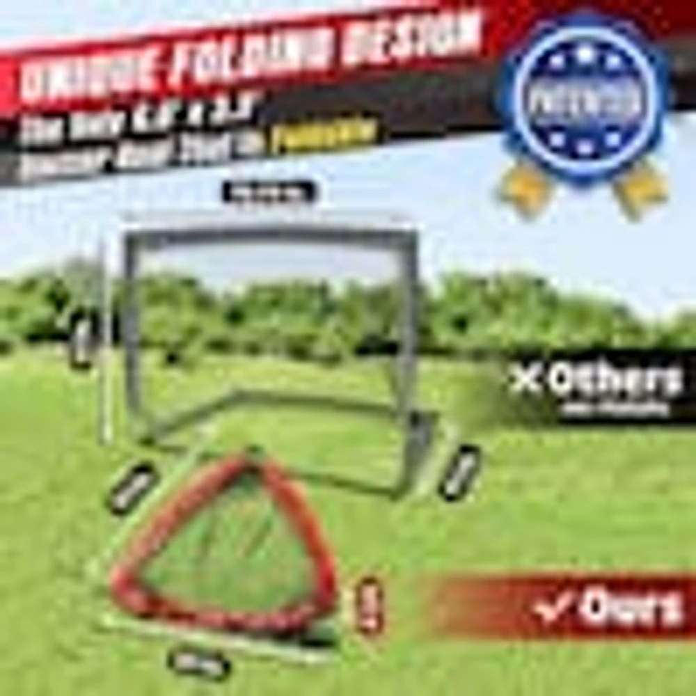 NET PLAYZ Soccer Goals - Portable Football Goals, Pop-up Net for Kids and  Teens - Backyard Training, Team Games 6 ft. x 3 ft. | The Market Place