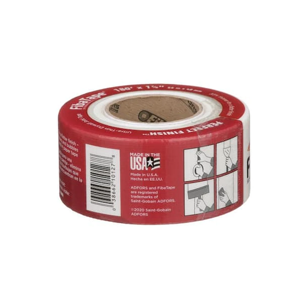Wellco 5.9 in. x 98 ft. Self-Adhesive Fiberglass Mesh Drywall Joint Tape 13-Mesh
