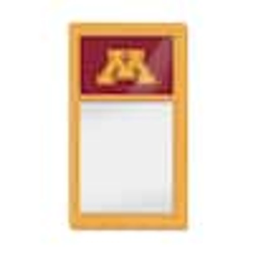 The Fan-Brand 31.0 in. x 17.5 in. Minnesota Golden Gophers Plastic Dry  Erase Note Board | The Market Place