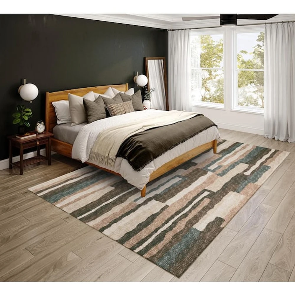 Addison Rugs Evolve Sable 10 ft. x 14 ft. Striped Area Rug | The Market  Place