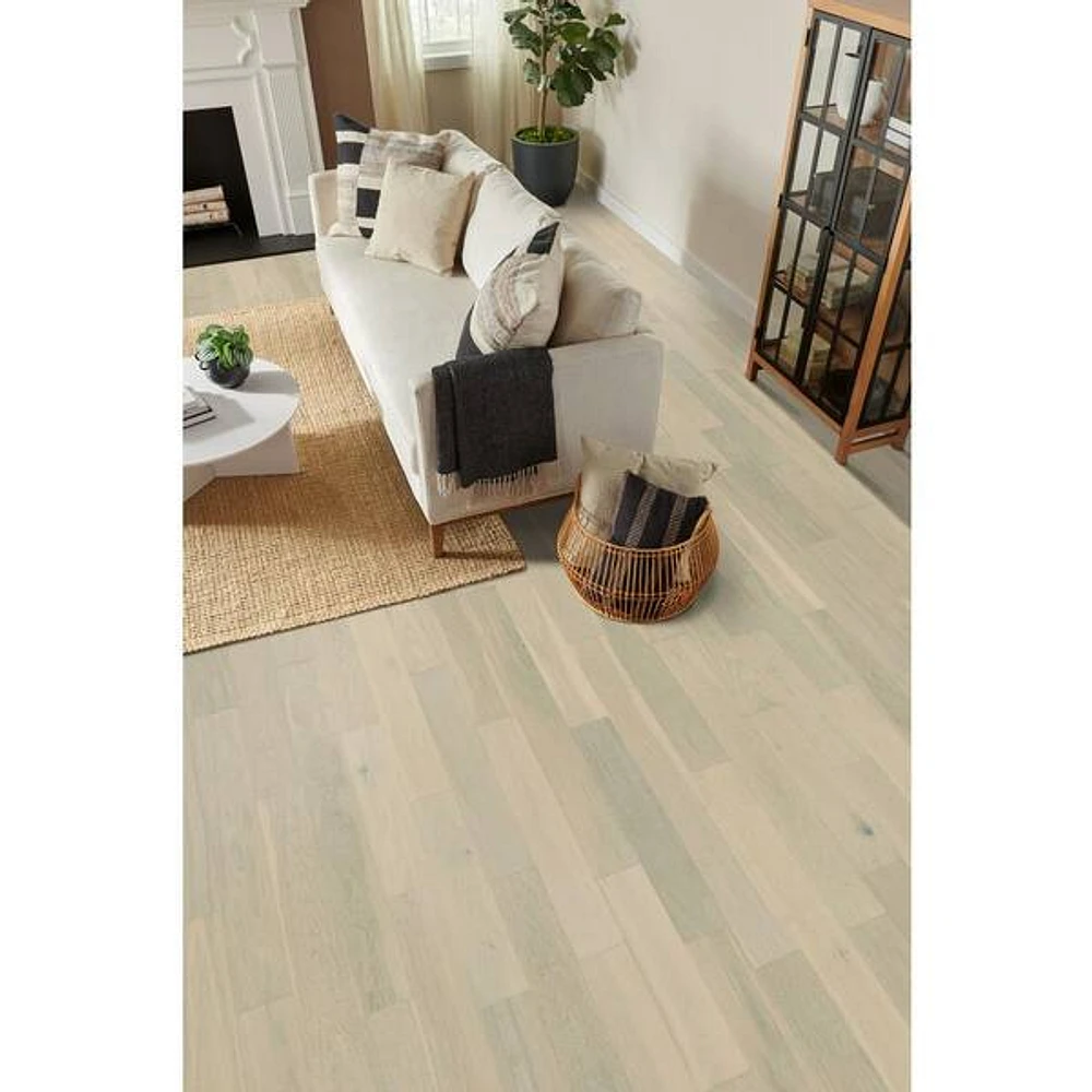 Bruce American Originals Coastal Gray Oak 3/8 in. T x 3 in. W T+G Smooth Engineered Hardwood Flooring (22 sq.ft./ctn)