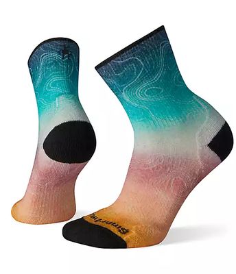 Smartwool Women's PhD Outdoor Light Print Mid Crew | The North Face