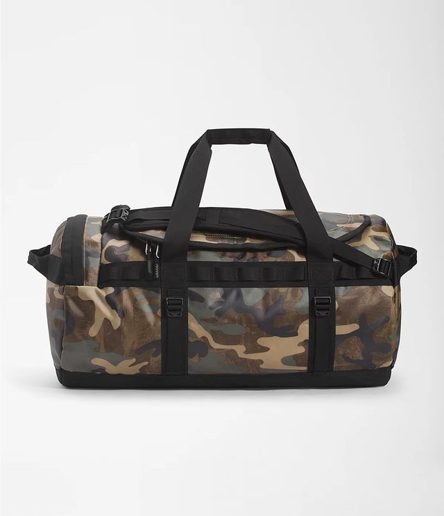 north face camo duffel