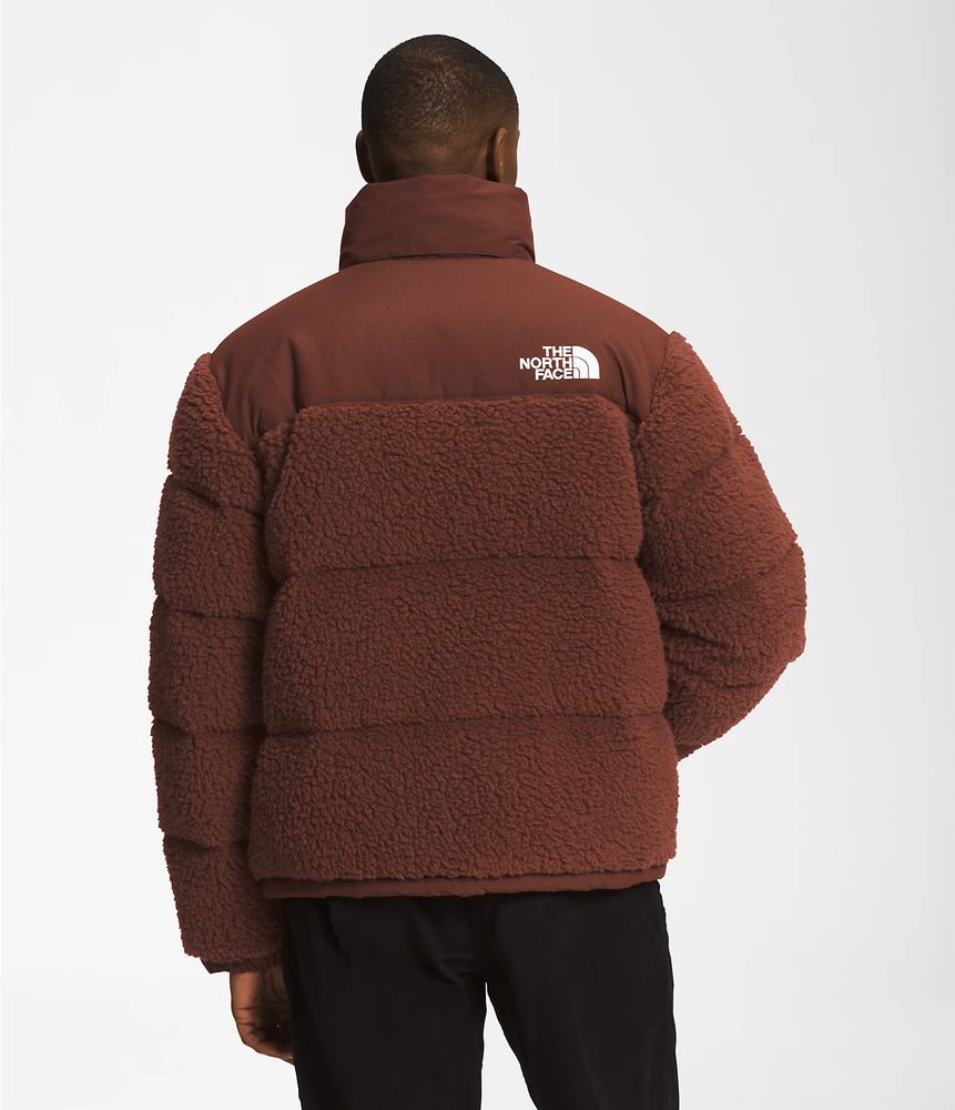 high pile nuptse jacket men's