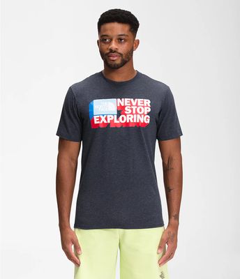 Men’s Short Sleeve Americana Tri-Blend Tee | The North Face