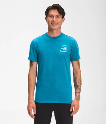 Men’s Short Sleeve Logo Marks Tri-Blend Tee | The North Face