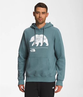 north face men's bearscape hoodie