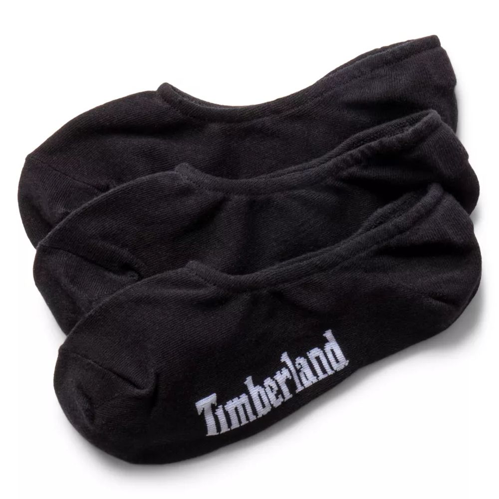 Timberland Lot De 3 Paires De Socquettes Basses Stratham Core Pour Femme En Noir Noir