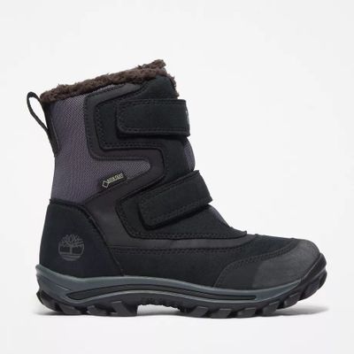 Timberland Bottine Gtx À 2 Brides Chillberg Pour Enfant Noir Noir, Taille 31