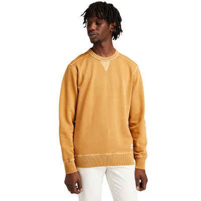Timberland Sweat-shirt À Col Rond Gc Pour Homme En Jaune Jaune