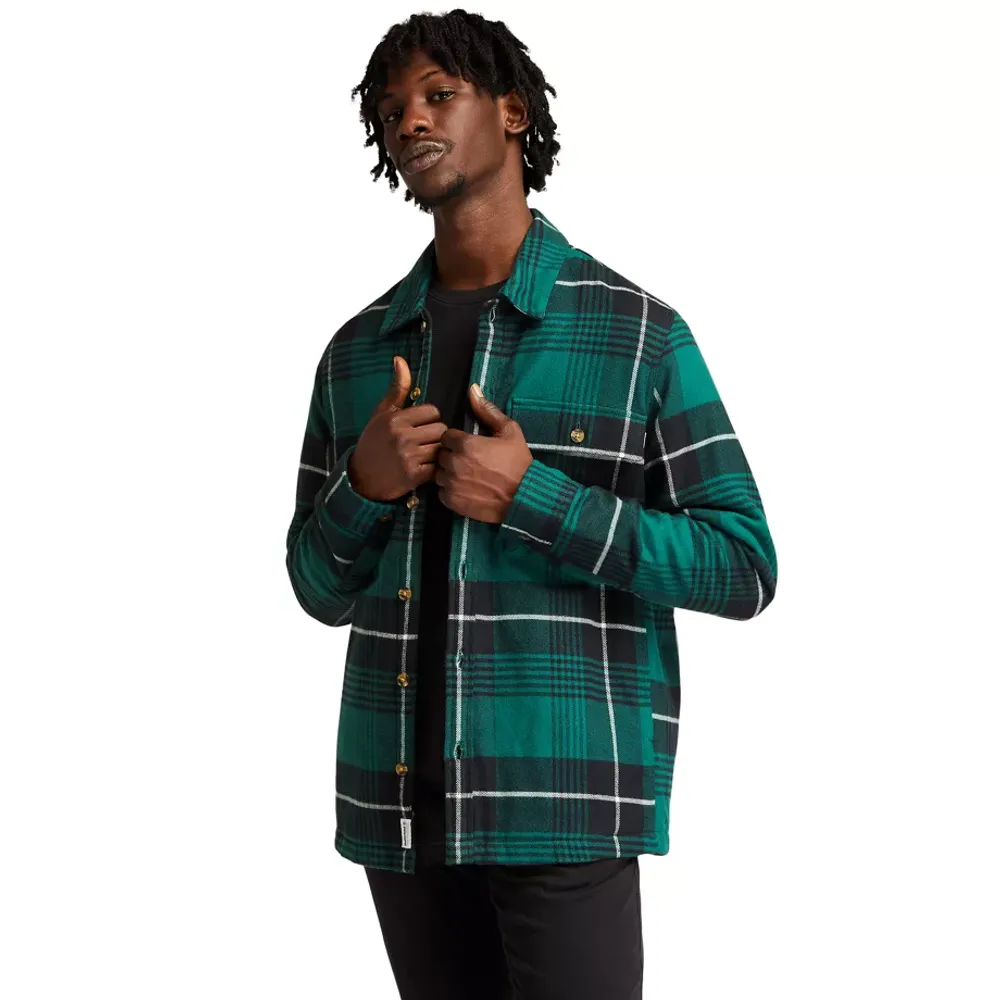 Timberland Veste-chemise Buffalo Isolante Pour Homme En Vert Vert, Taille 3XL
