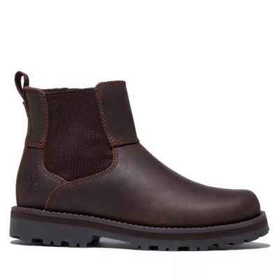 Timberland Chelsea Boots Courma Kid Pour Enfant En Marron Foncé Marron