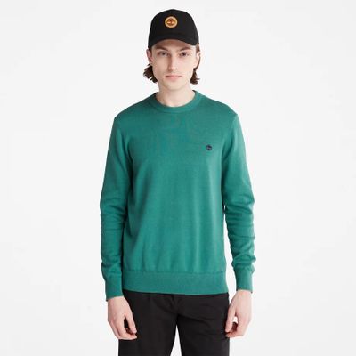 Timberland Pull À Col Rond Williams River Pour Homme En Vert Vert