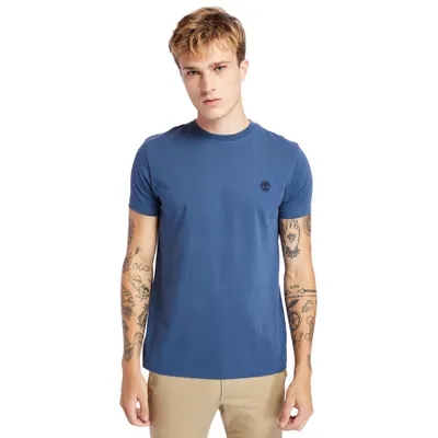 Timberland T-shirt À Col Rond Dunstan River Pour Homme En Bleu Marine Bleu Marine, Taille 3XL
