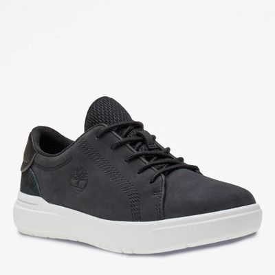 Timberland Basket En Cuir Seneca Bay Pour Tout-petit En Noir Noir Enfant