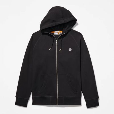 Timberland Sweat À Capuche Zippé Exeter River Pour Homme En Noir Noir