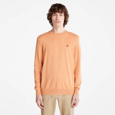 Timberland Pull À Col Rond Ek+ Pour Homme En Orange Orange