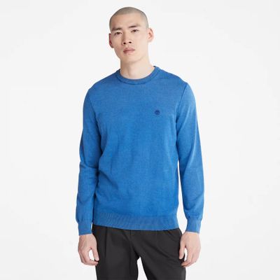 Timberland Pull À Col Rond Ek+ Pour Homme En Bleu Bleu Fonc